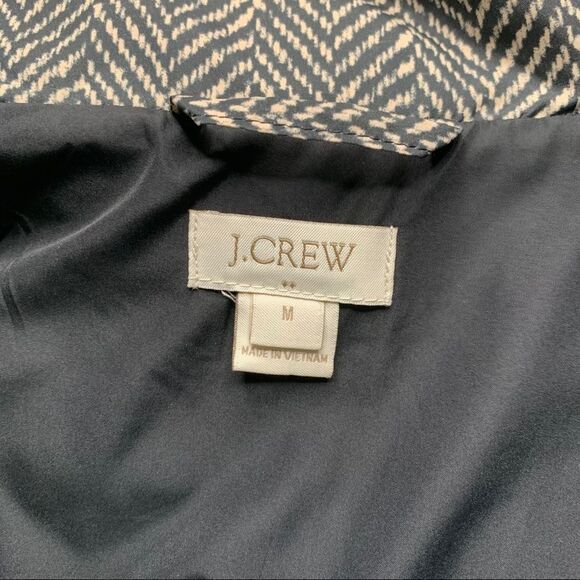 J. Crew Factory Women's Quilted Printed Puffer Vest 02533 SZ M - Picture 6 of 8